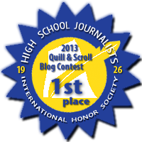 First Place in 2014 Quill & Scroll Blogging Contest