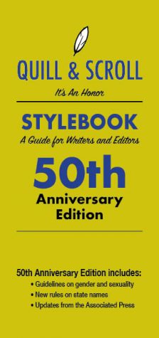2018 QS Stylebook cover only
